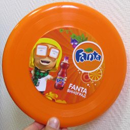 Фрисби с логотипом Fanta